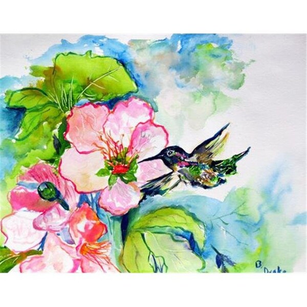 Betsy Drake Betsy Drake PM437 Hummingbird & Hibiscus Place Mat - Set of 4 PM437 - main